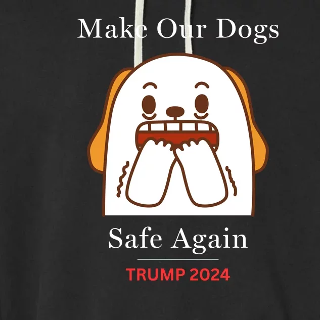 Donald Trump 2024 Funny Dog Conservative Maga Garment-Dyed Fleece Hoodie