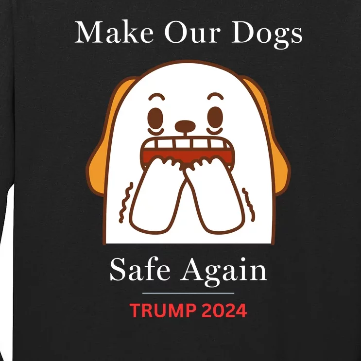 Donald Trump 2024 Funny Dog Conservative Maga Tall Long Sleeve T-Shirt