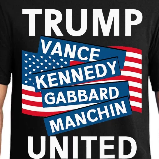 Donald Trump 2024 Joe Manchin Kennedy Gabbard Checkmate Pajama Set