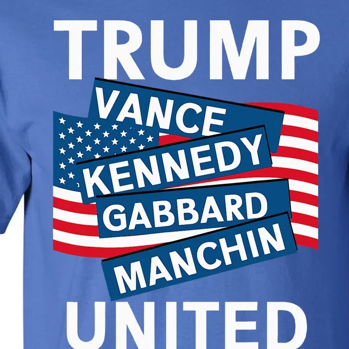 Donald Trump 2024 Joe Manchin Kennedy Gabbard Checkmate Tall T-Shirt