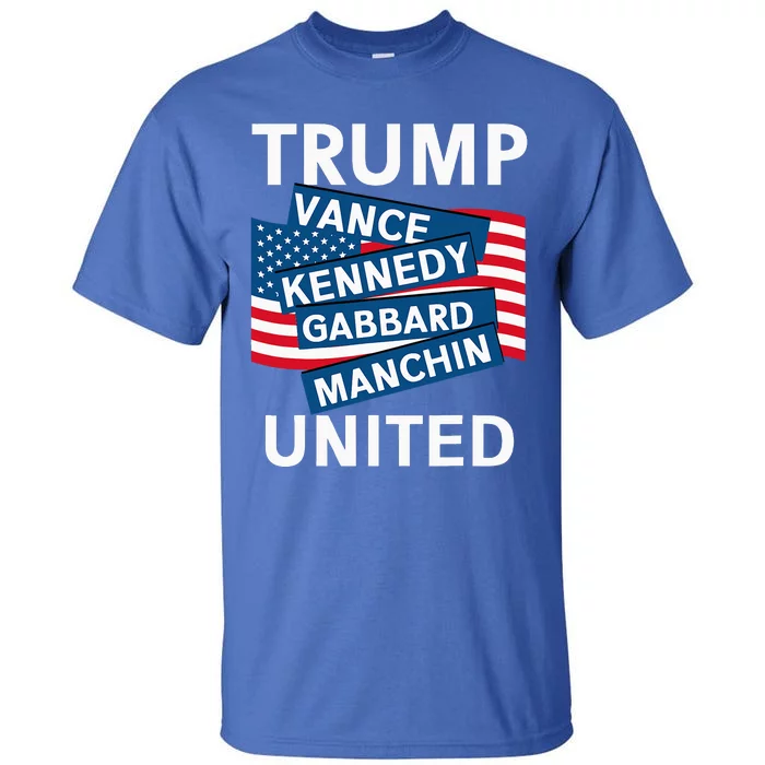 Donald Trump 2024 Joe Manchin Kennedy Gabbard Checkmate Tall T-Shirt