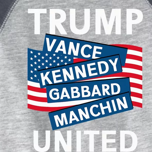 Donald Trump 2024 Joe Manchin Kennedy Gabbard Checkmate Toddler Fine Jersey T-Shirt