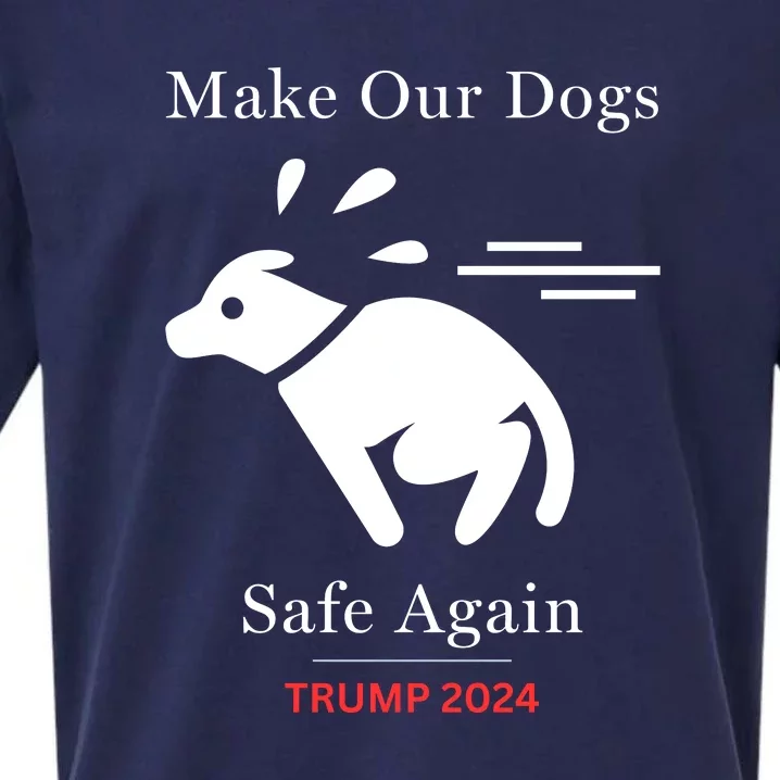 Donald Trump 2024 Funny Dog Conservative Maga Sueded Cloud Jersey T-Shirt