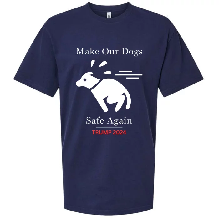 Donald Trump 2024 Funny Dog Conservative Maga Sueded Cloud Jersey T-Shirt