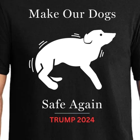 Donald Trump 2024 Funny Dog Conservative Maga Pajama Set