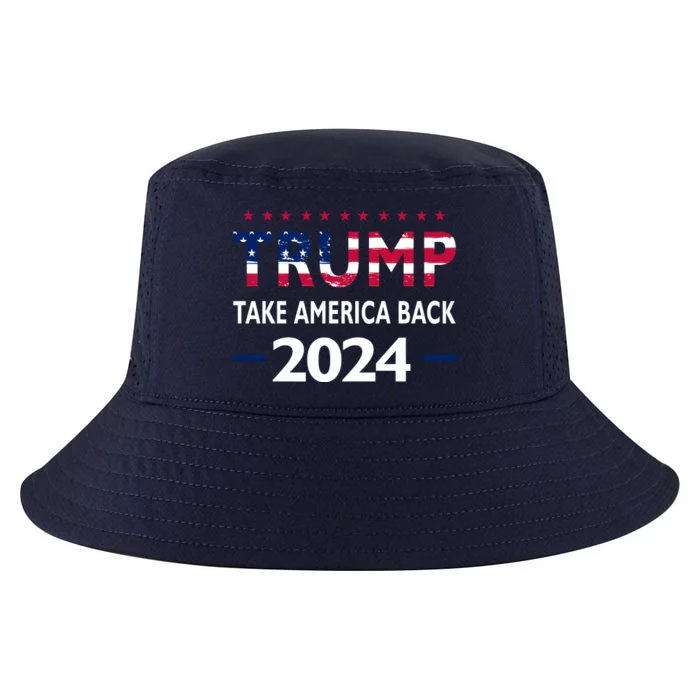 Donald Trump 2024 Take America Back Election The Return Cool Comfort Performance Bucket Hat