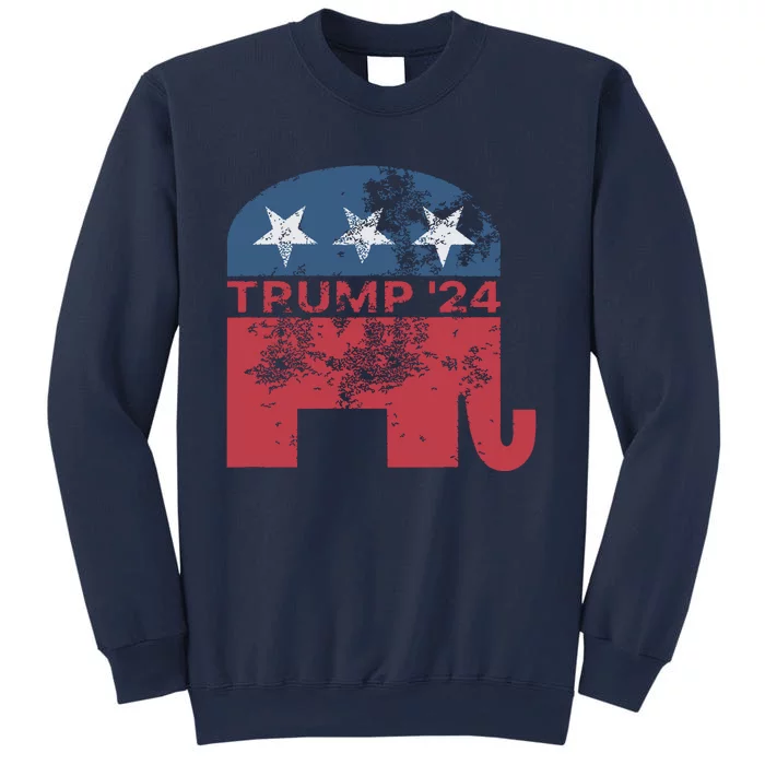 Donald Trump 2024 For President Pro Trump Vintage Republicantage Republican Sweatshirt