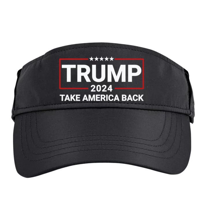 Donald Trump 2024 Take America Back Election - The Return Adult Drive Performance Visor