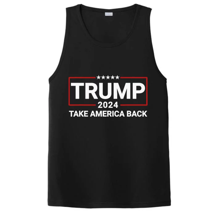 Donald Trump 2024 Take America Back Election - The Return Performance Tank