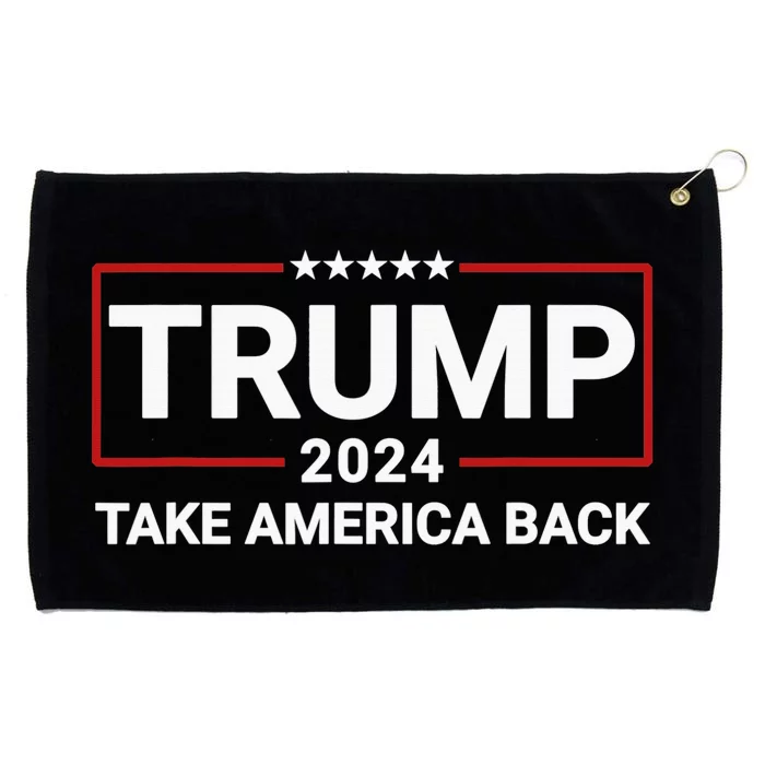 Donald Trump 2024 Take America Back Election - The Return Grommeted Golf Towel