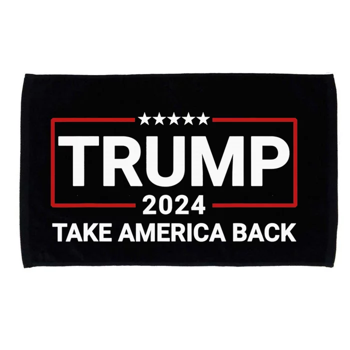 Donald Trump 2024 Take America Back Election - The Return Microfiber Hand Towel