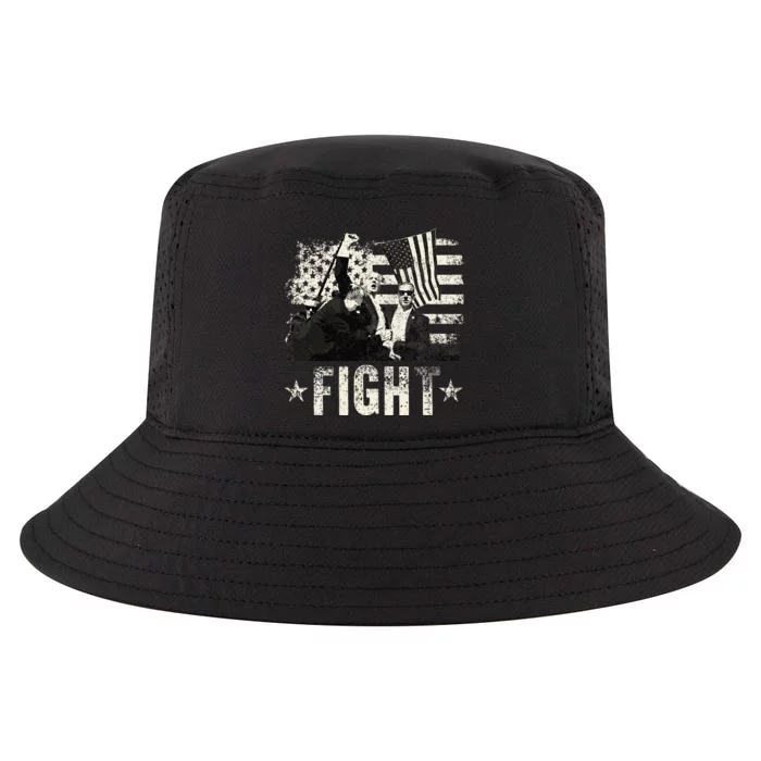 Donald Trump 2024 Fight Fight Fight Donald Trump Fist Pump Cool Comfort Performance Bucket Hat