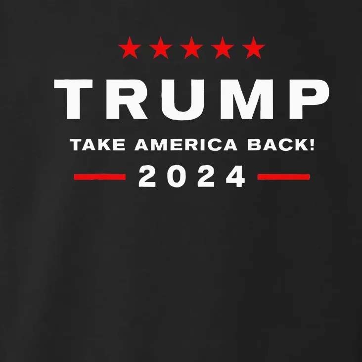 Donald Trump 2024 Take America Back Election The Return Toddler Hoodie