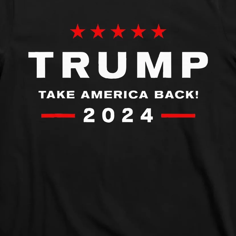 Donald Trump 2024 Take America Back Election T-Shirt