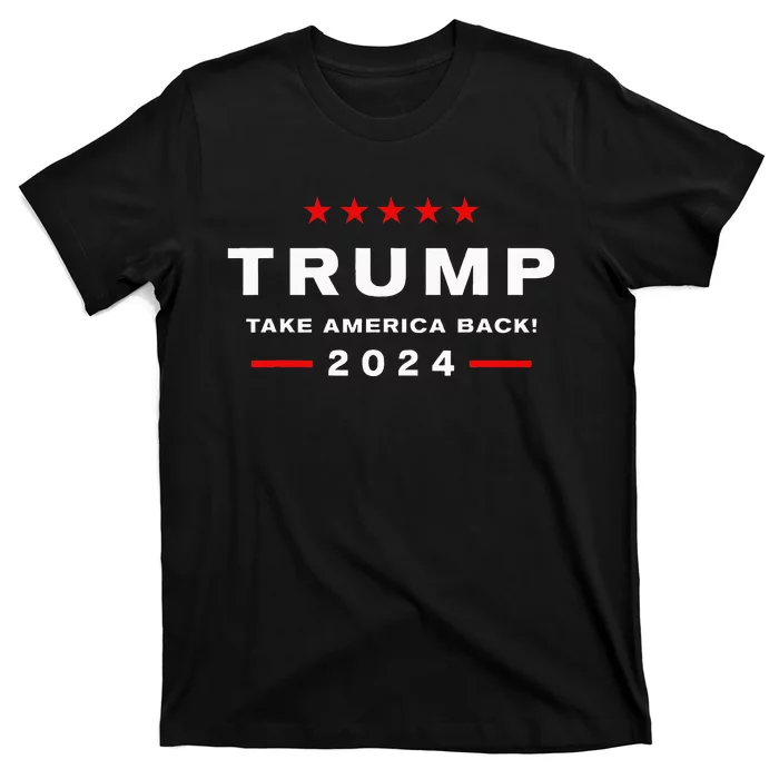 Donald Trump 2024 Take America Back Election T-Shirt