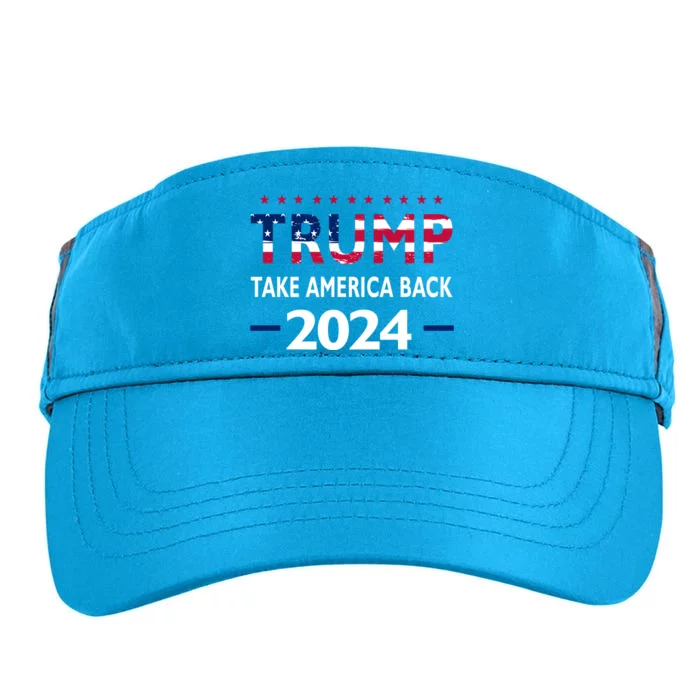 Donald Trump 2024 Take America Back Election The Return Adult Drive Performance Visor