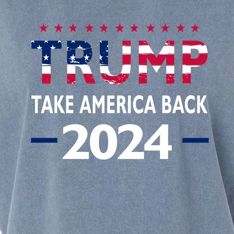 Donald Trump 2024 Take America Back Election The Return Garment-Dyed Women's Muscle Tee