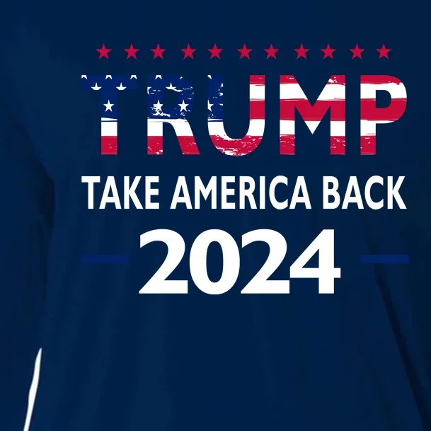 Donald Trump 2024 Take America Back Election The Return Cooling Performance Long Sleeve Crew