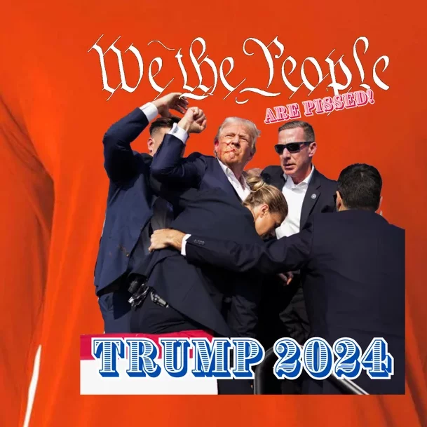 Donald Trump 2024 We The People Are Pissed Cooling Performance Long Sleeve Crew