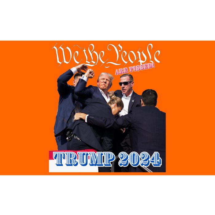 Donald Trump 2024 We The People Are Pissed Bumper Sticker