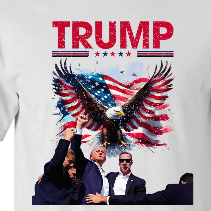 Donald Trump 2024 Survived Shot At Election Rally Tall T-Shirt