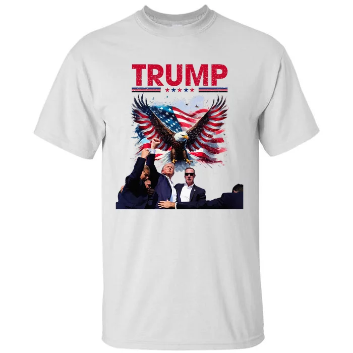 Donald Trump 2024 Survived Shot At Election Rally Tall T-Shirt