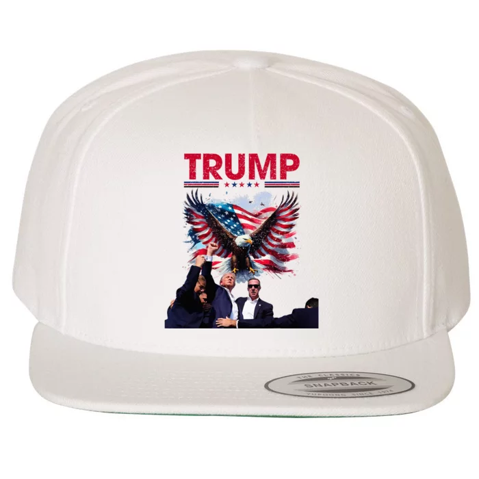 Donald Trump 2024 Survived Shot At Election Rally Wool Snapback Cap