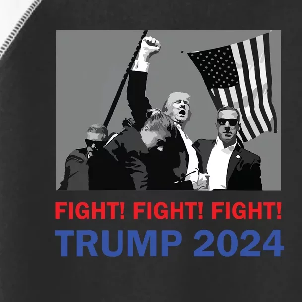 Donald Trump 2024 Fight Fight Fight Donald Trump Fist Pump Toddler Fine Jersey T-Shirt