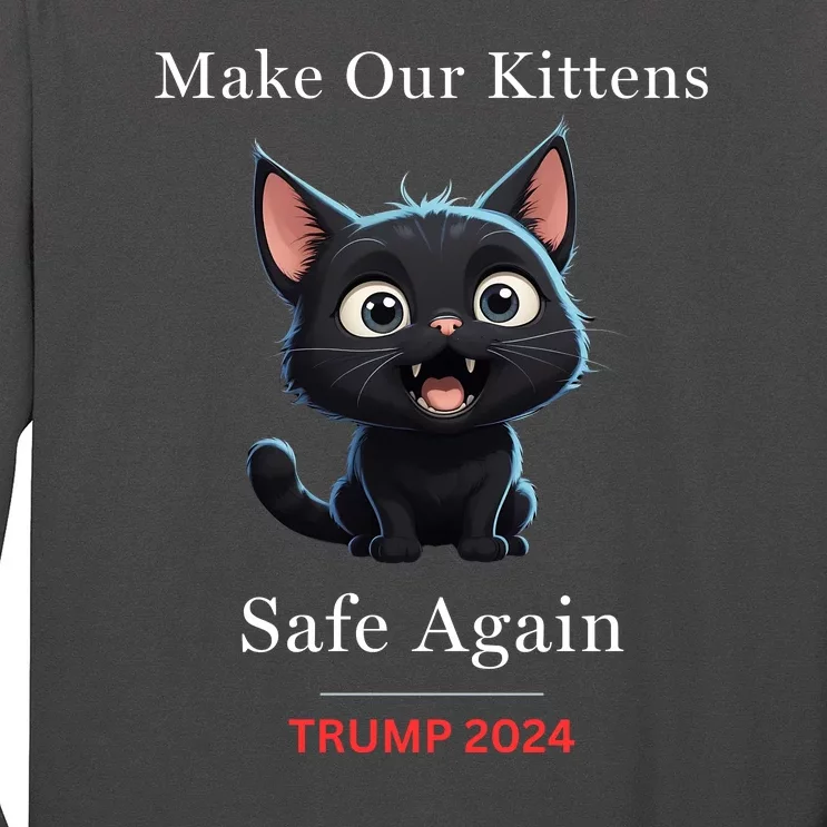 Donald Trump 2024 Funny Cat Conservative Maga Long Sleeve Shirt