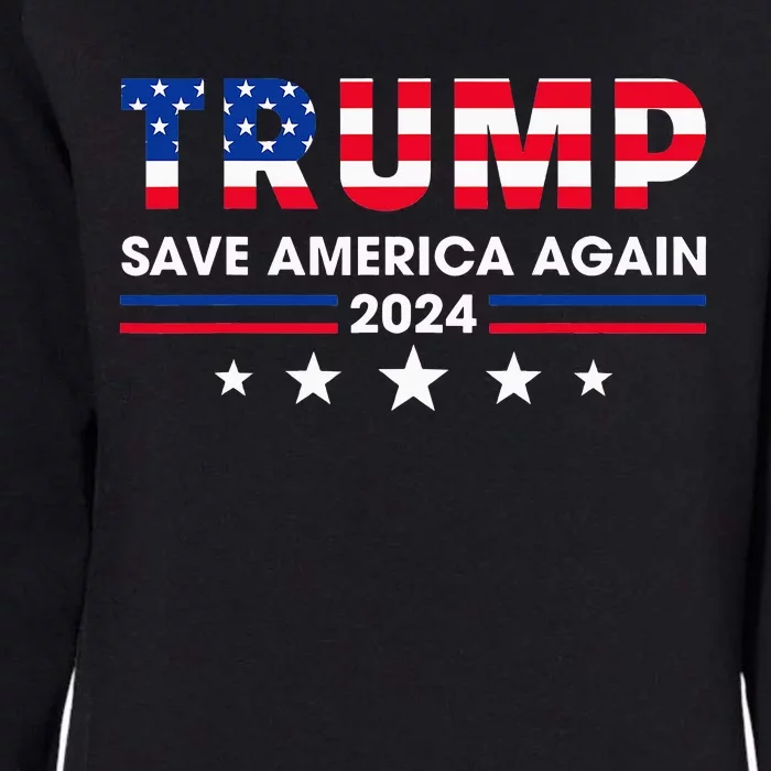 Donald Trump 2024 Take America Back Election The Return Womens California Wash Sweatshirt