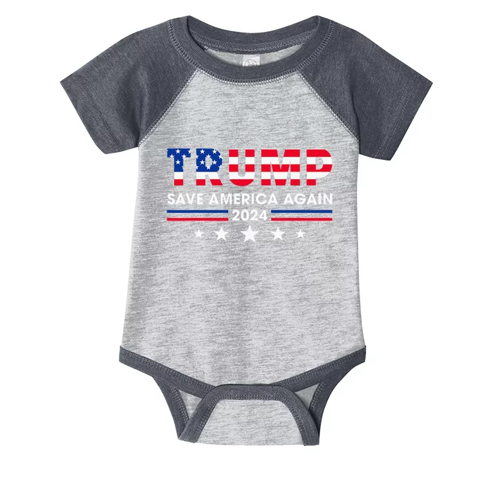 Donald Trump 2024 Take America Back Election The Return Infant Baby Jersey Bodysuit