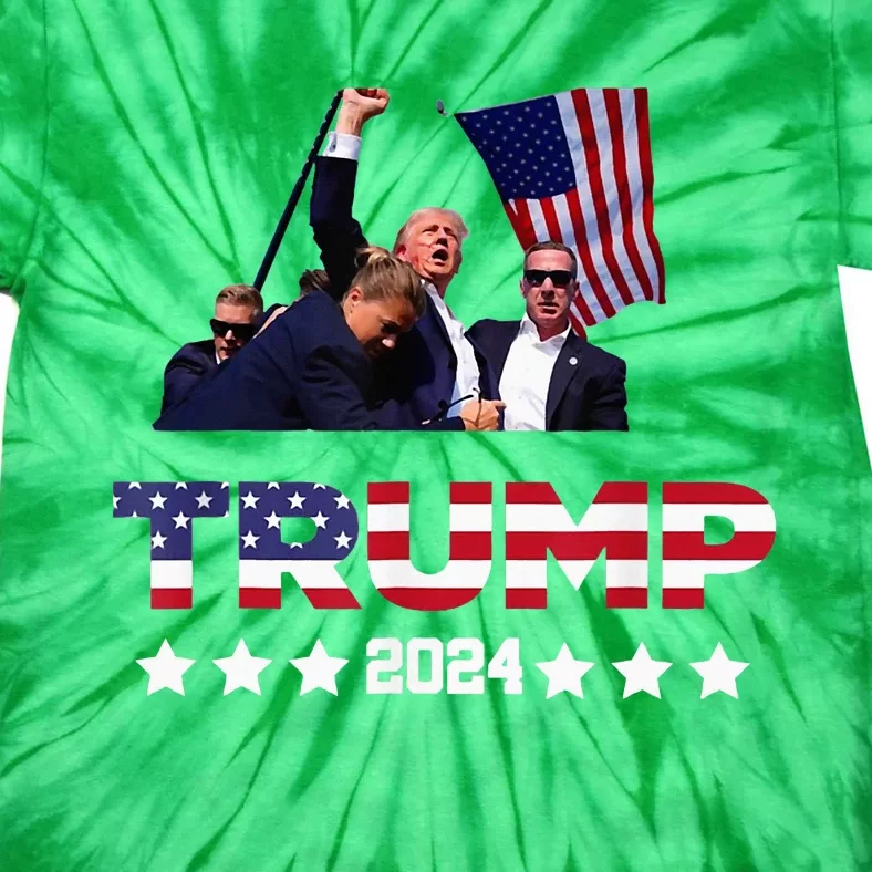 Donald Trump 2024 Survived Shot At Election Rally Fight Tie-Dye T-Shirt