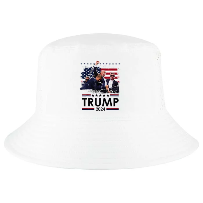 Donald Trump 2024 Survived Shot At Election Rally Cool Comfort Performance Bucket Hat