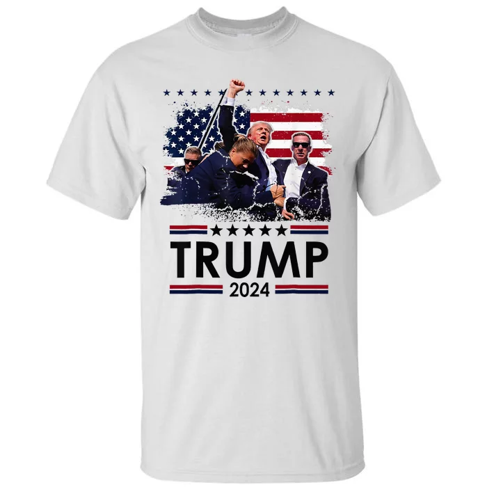 Donald Trump 2024 Survived Shot At Election Rally Tall T-Shirt