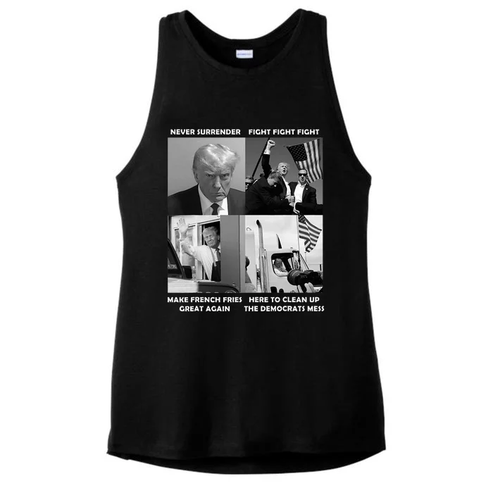 Donald Trump 2024 Election Historical Vote President Trump Ladies Tri-Blend Wicking Tank