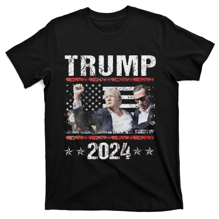 Donald Trump 2024 Survived Shot At Election Rally T-Shirt