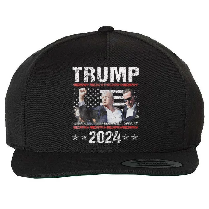 Donald Trump 2024 Survived Shot At Election Rally Wool Snapback Cap