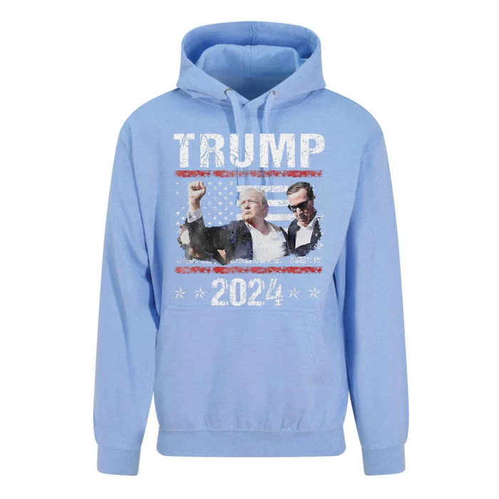 Donald Trump 2024 Survived Shot At Election Rally Unisex Surf Hoodie