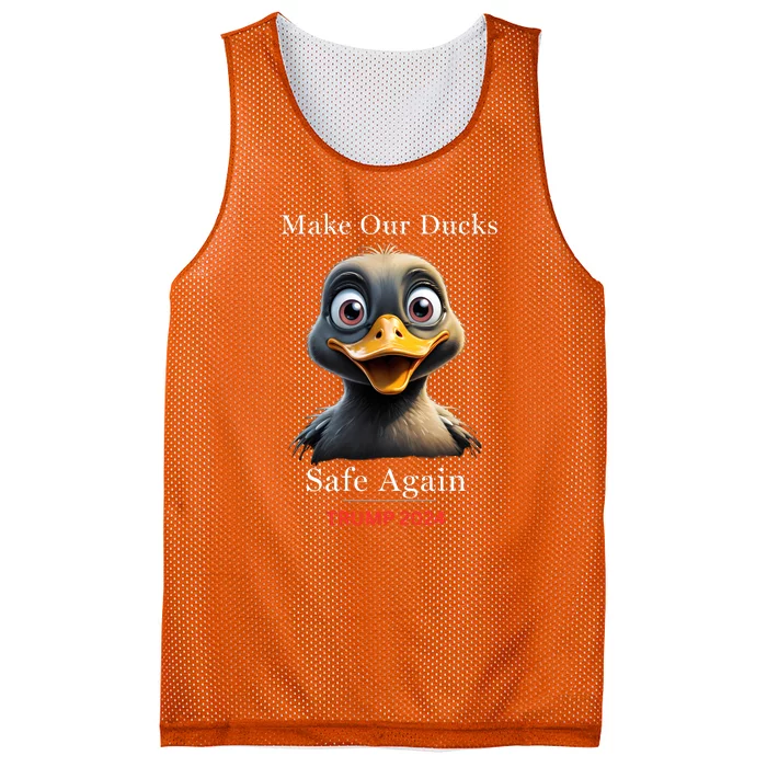 Donald Trump 2024 Funny Duck Conservative Maga Mesh Reversible Basketball Jersey Tank