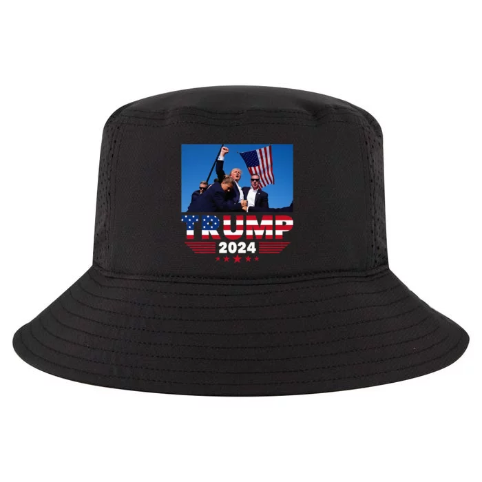 Donald Trump 2024 Survived Shot At Election Rally Cool Comfort Performance Bucket Hat