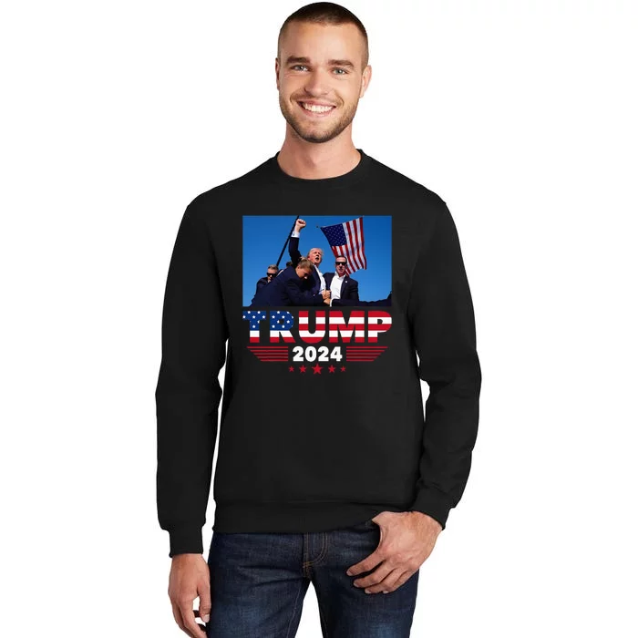 Donald Trump 2024 Survived Shot At Election Rally Tall Sweatshirt