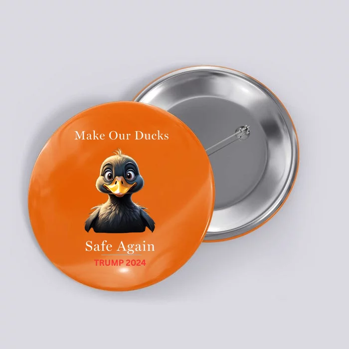 Donald Trump 2024 Funny Duck Conservative Maga Button