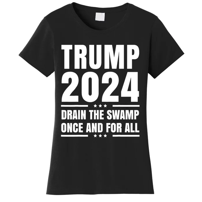 Donald Trump 2024 Take America Back Election The Return Women's T-Shirt