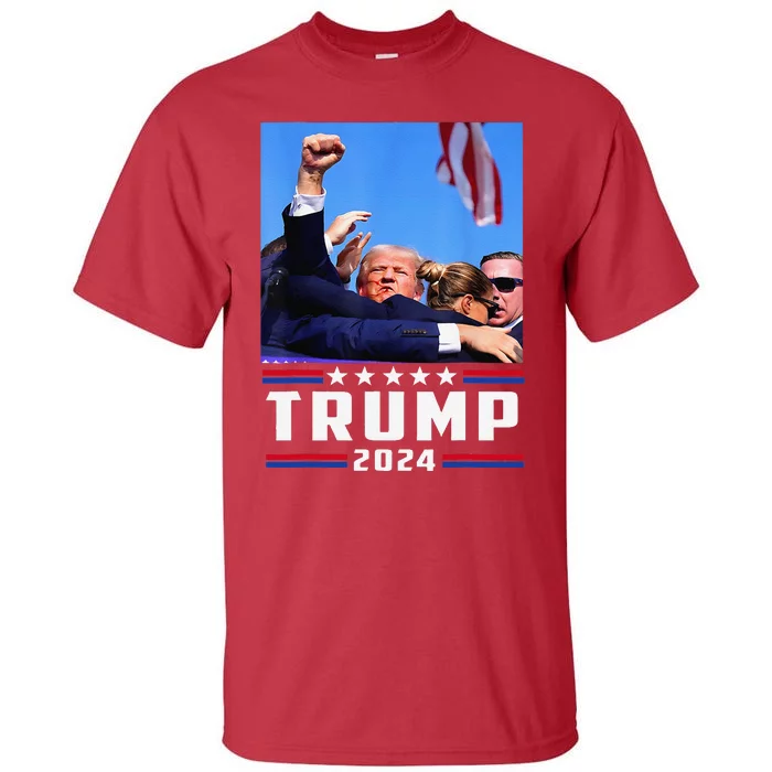 Donald Trump 2024 Survived Shot At Election Rally Tall T-Shirt