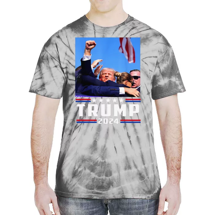 Donald Trump 2024 Survived Shot At Election Rally Tie-Dye T-Shirt