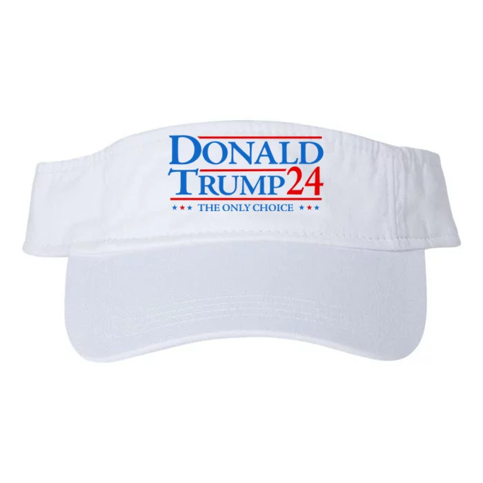 Donald Trump 2024 The Only Choice Valucap Bio-Washed Visor