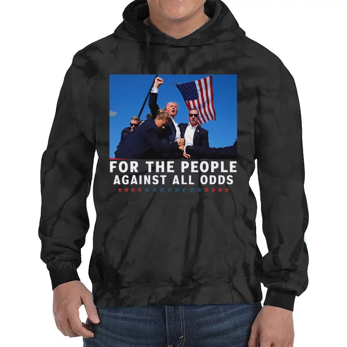 Donald Trump 2024 People Champion Tie Dye Hoodie