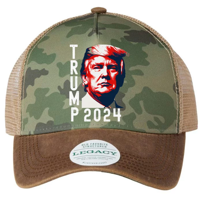 Donald Trump 2024 Take America Back Election 2024 Legacy Tie Dye Trucker Hat