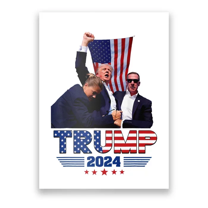 Donald Trump 2024 Survived Shot At Election Rally Poster