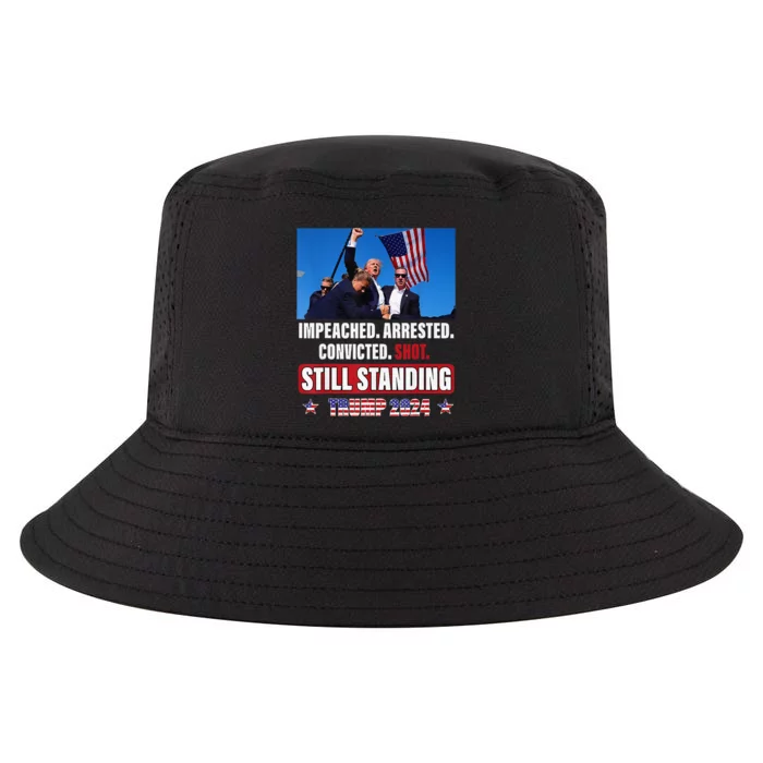 Donald Trump 2024 Survived Shot At Election Rally Cool Comfort Performance Bucket Hat